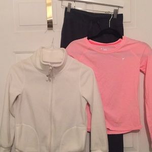 Three piece Old Navy fleece set